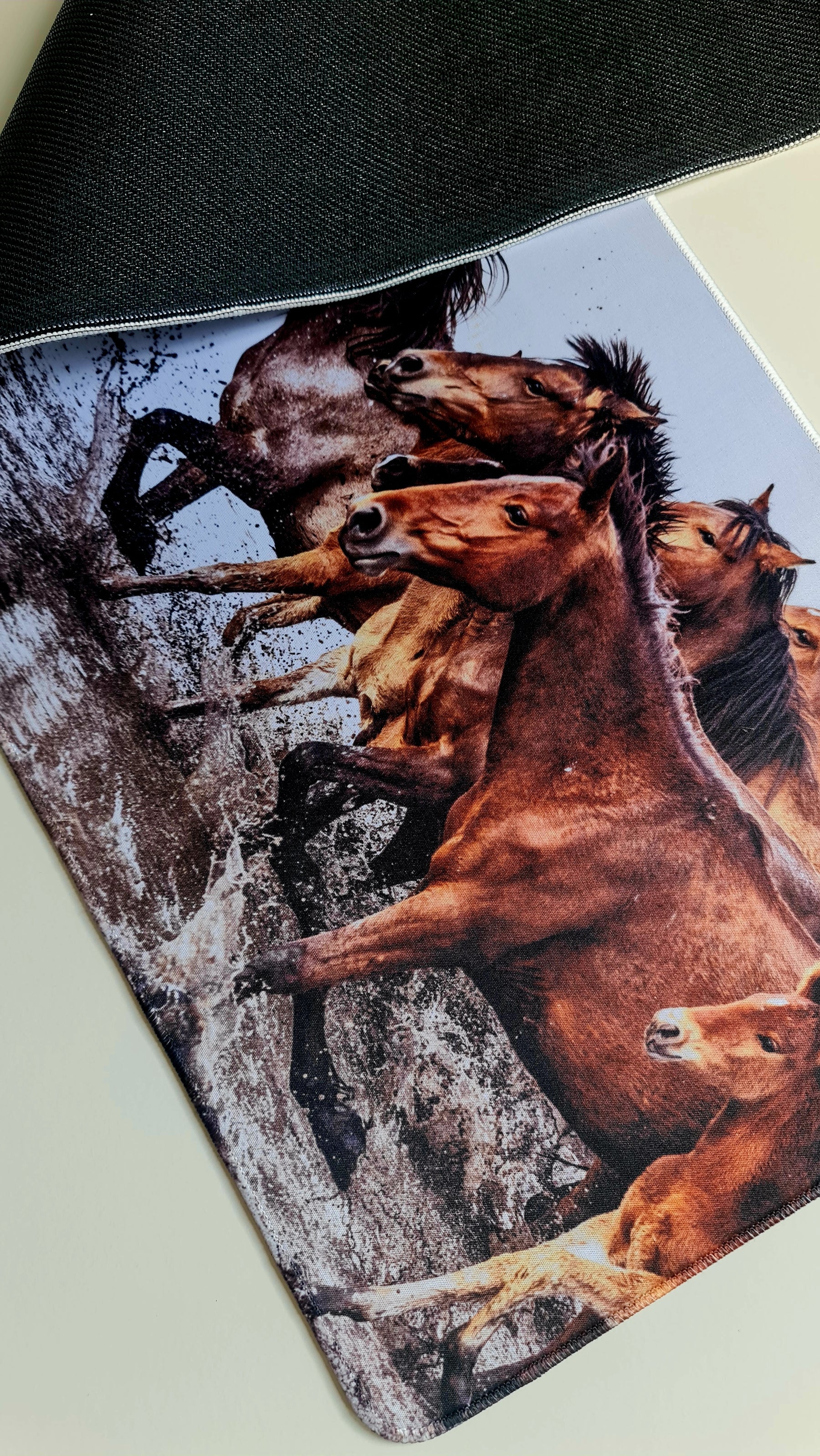 Mouse Pad Megarex Gamer 80x30x3mm Animal Cavalo speed