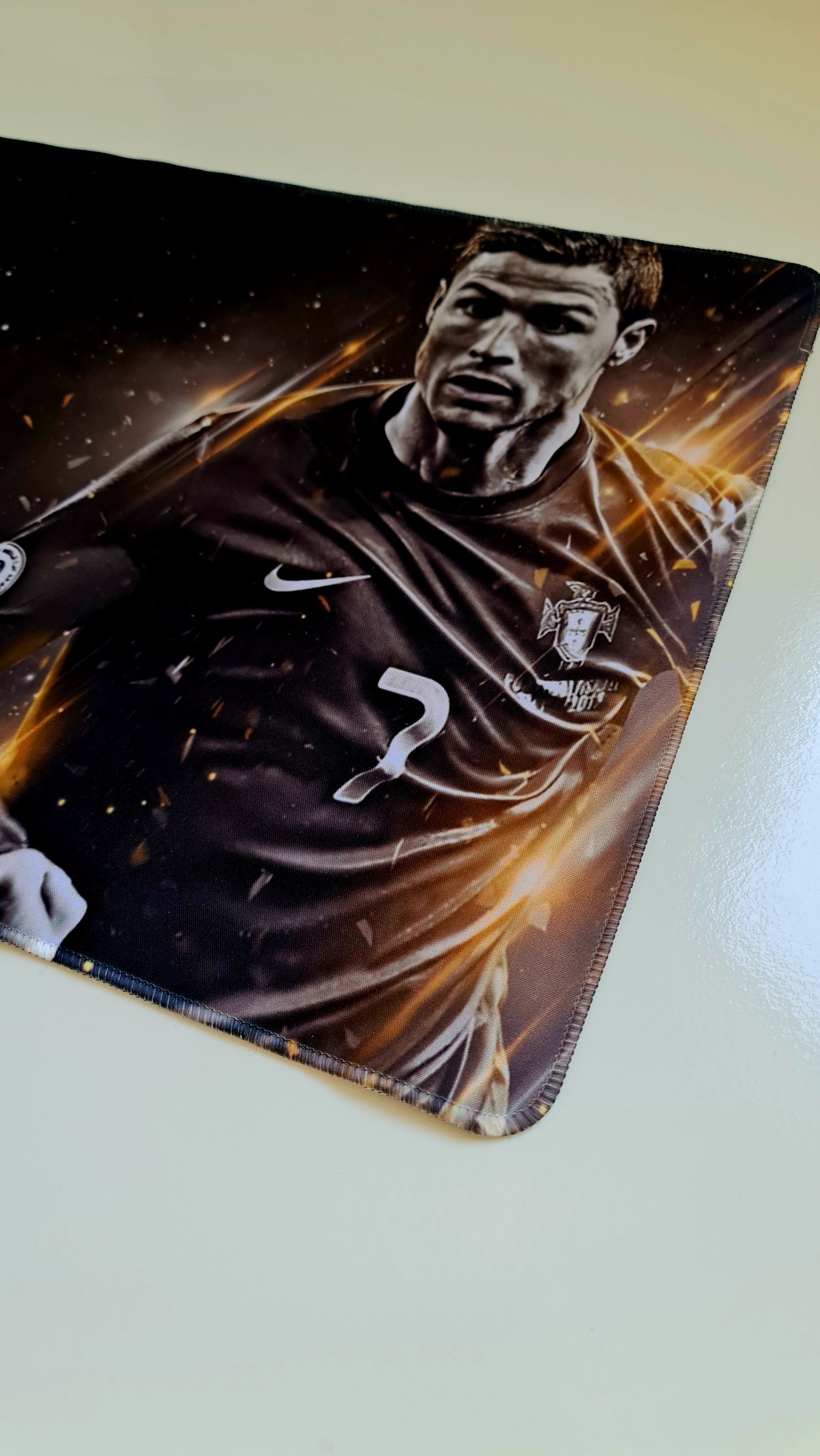 Mouse Pad Megarex Gamer 40x70x3mm Footboll R-Ronaldo CR7 speed