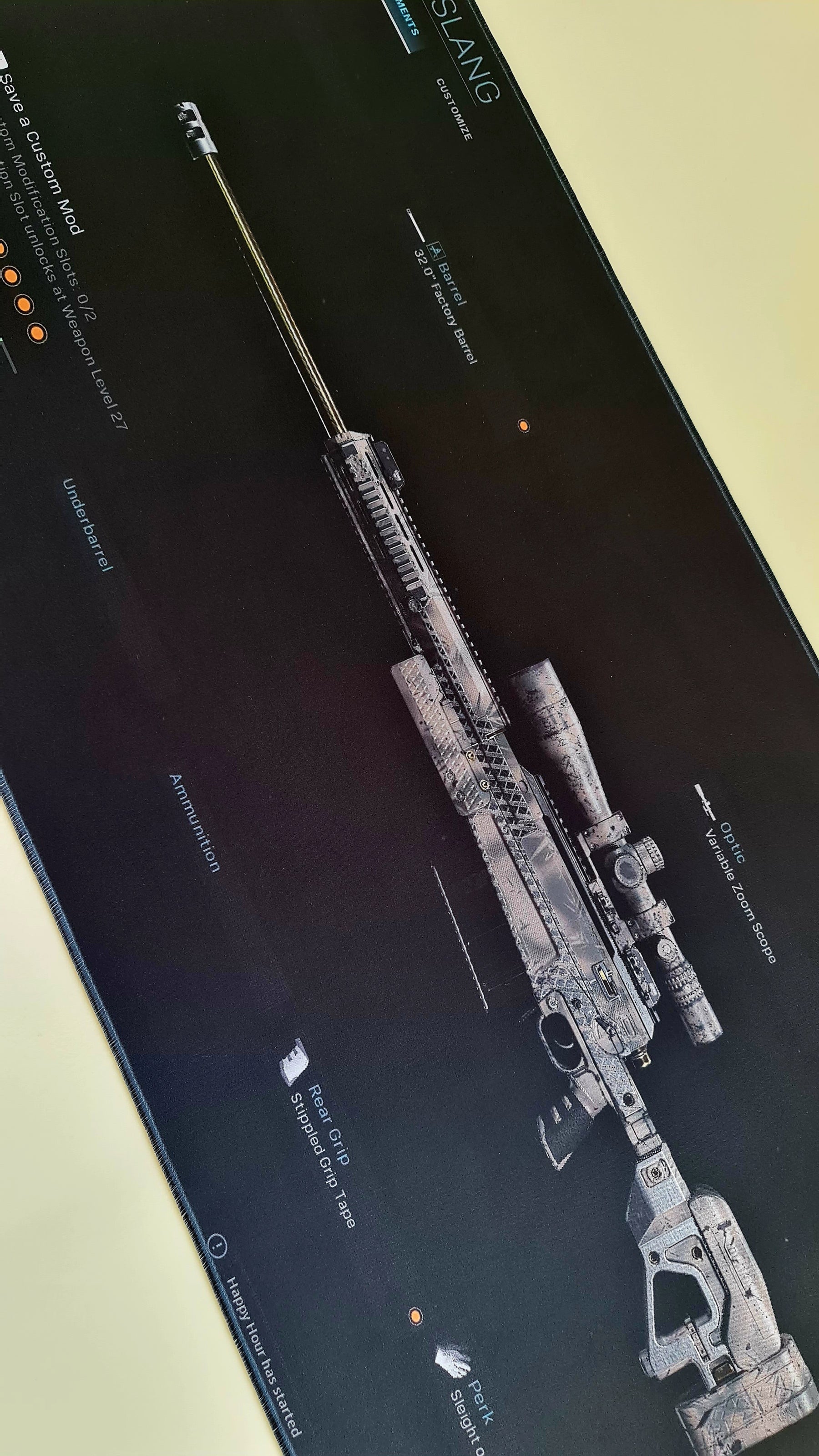Mouse Pad Megarex Gamer 40x90x4mm Snap Armas speed