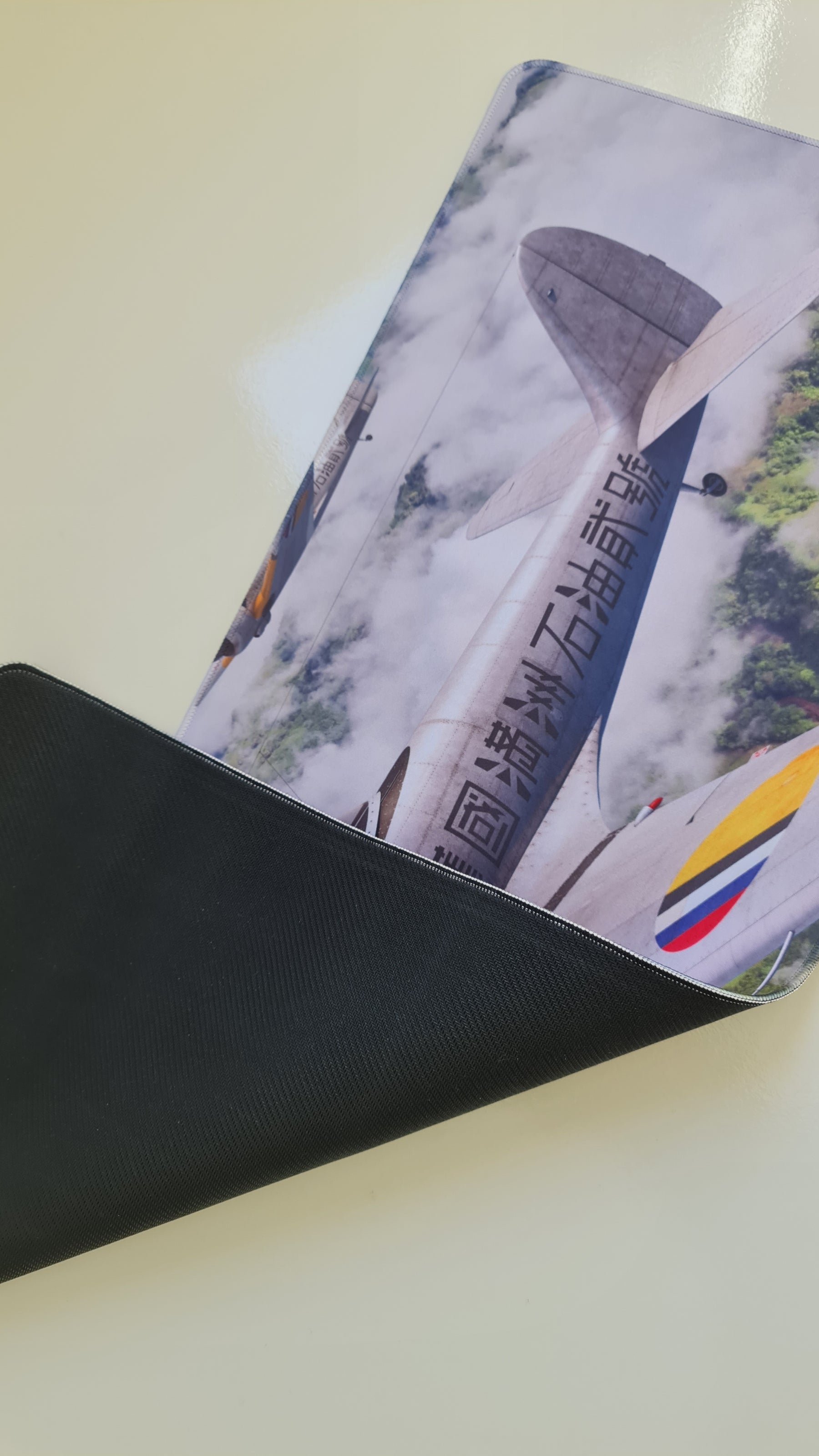 Mouse Pad Megarex Gamer 80x30x3mm Avião de Guerra speed