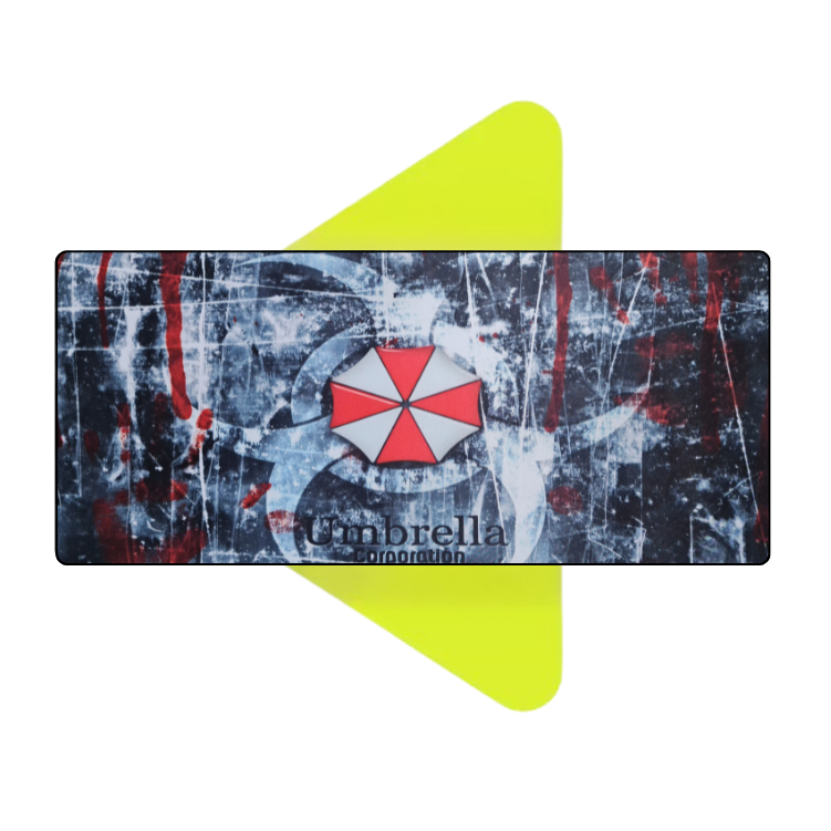 Mouse Pad Megarex Gamer 65x32x2mm Resident Evil speed