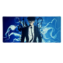 Mouse Pad Megarex Gamer 90x40x4mm solo leveling Antiderrapante Borda Costurada Grande
