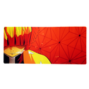Mouse Pad Megarex Gamer 90x40x4mm demon slayer Antiderrapante Borda Costurada Grande