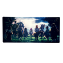 Mouse Pad Megarex Gamer 90x40x4mm  Demon Slayer anime Antiderrapante Borda Costurada Grande