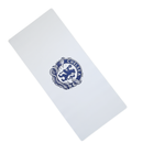 Mouse Pad Megarex Gamer 90x40x4mm futebol branco Antiderrapante Borda Costurada Grande