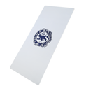 Mouse Pad Megarex Gamer 90x40x4mm futebol branco Antiderrapante Borda Costurada Grande