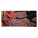 Mouse Pad Megarex Gamer 90x40x4mm minimalista arte china speed Antiderrapante Borda Costurada Grande