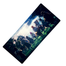 Mouse Pad Megarex Gamer 90x40x4mm  Demon Slayer anime Antiderrapante Borda Costurada Grande