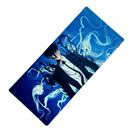 Mouse Pad Megarex Gamer 90x40x4mm solo leveling Antiderrapante Borda Costurada Grande