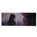 Mouse Pad Megarex Gamer 80x30x3mm Anime speed Antiderrapante Borda Costurada Grande