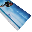 Mouse Pad Megarex Gamer 80x30x3mm Desenho Rio speed Antiderrapante Borda Costurada Grande