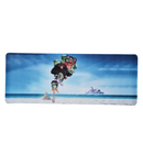 Mouse Pad Megarex Gamer 80x30x3mm Desenho Rio speed Antiderrapante Borda Costurada Grande