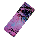 Mouse Pad Megarex Gamer 80x30x3mm Anime speed Antiderrapante Borda Costurada Grande