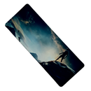 Mause Pad Megarex Gamer 80x30x3mm Filme Pantera Negra speed Antiderrapante Borda Costurada Grande