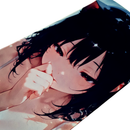 Mouse Pad Megarex Gamer 80x30x3mm Hentai Anime speed Antiderrapante Borda Costurada Grande