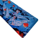 Mouse Pad Megarex Gamer 80x30x3mm Anime speed Antiderrapante Borda Costurada Grande
