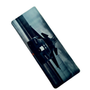 Mouse Pad Megarex Gamer 80x30x3mm Carro Bugatti Chiron speed Antiderrapante Borda Costurada Grande