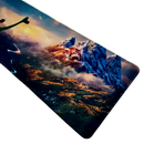 Mouse Pad Megarex Gamer 80x30x3mm Desenho speed Antiderrapante Borda Costurada Grande