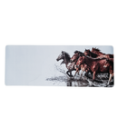 Mouse Pad Megarex Gamer 80x30x3mm Animal Cavalo speed Antiderrapante Borda Costurada Grande