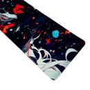 Mouse Pad Megarex Gamer 80x30x3mm Anime Control Antiderrapante Borda Costurada Grande