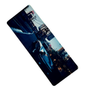 Mouse Pad Megarex Gamer 80x30x3mm Cyberpunk Anime speed Antiderrapante Borda Costurada Grande