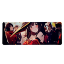 Mouse Pad Megarex Gamer 80x30x3mm Anime speed Antiderrapante Borda Costurada Grande
