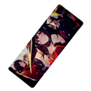 Mouse Pad Megarex Gamer 80x30x3mm Anime speed Antiderrapante Borda Costurada Grande