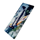 Mouse Pad Megarex Gamer 80x30x3mm Avião de Guerra speed Antiderrapante Borda Costurada Grande