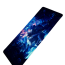 Mouse Pad Megarex Gamer 80x30x3mm Anime speed Antiderrapante Borda Costurada Grande