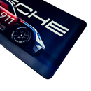 Mouse Pad Megarex Gamer 80x30x3mm Carro Porsche speed Antiderrapante Borda Costurada Grande