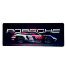 Mouse Pad Megarex Gamer 80x30x3mm Carro Porsche speed Antiderrapante Borda Costurada Grande