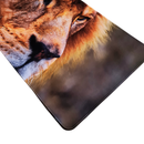 Mouse Pad Megarex Gamer 80x30x3mm Leão speed Antiderrapante Borda Costurada Grande