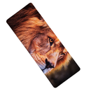 Mouse Pad Megarex Gamer 80x30x3mm Leão speed Antiderrapante Borda Costurada Grande