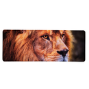 Mouse Pad Megarex Gamer 80x30x3mm Leão speed Antiderrapante Borda Costurada Grande