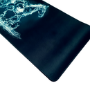 Mouse Pad Megarex Gamer 80x30x3mm Animal Cavalo Control Preto Antiderrapante Borda Costurada Grande