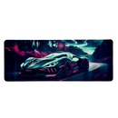 Mouse Pad Megarex Gamer 80x30x3mm Carro Control Antiderrapante Borda Costurada Grande