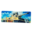 Mouse Pad Megarex Gamer 80x30x3mm Tanque De Guerra speed Antiderrapante Borda Costurada Grande