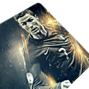 Mouse Pad Megarex Gamer 40x70x3mm Footboll R-Ronaldo CR7 Control Antiderrapante Borda Costurada Grande