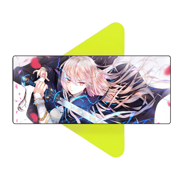 Mouse Pad Megarex Gamer 80x30x3mm Anime speed Antiderrapante Borda Costurada Grande