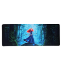 Mouse Pad Megarex Gamer 80x30x3mm Desenho speed Antiderrapante Borda Costurada Grande