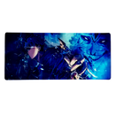 Mouse Pad Megarex Gamer 90x40x4mm anime solo leveling Antiderrapante Borda Costurada Grande