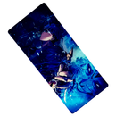 Mouse Pad Megarex Gamer 90x40x4mm anime solo leveling Antiderrapante Borda Costurada Grande