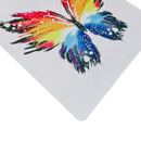 Mouse Pad Megarex Gamer 40x40x4mm speed  branco Antiderrapante Borda Costurada Grande