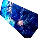 Mouse Pad Megarex Gamer 90x40x4mm anime solo leveling Antiderrapante Borda Costurada Grande