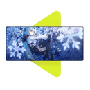 Mouse P ad Megarex Gamer 80x30x3mm Anime speed Antiderrapante Borda Costurada Grande