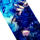 Mouse Pad Megarex Gamer 90x40x4mm anime solo leveling Antiderrapante Borda Costurada Grande