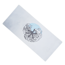 Mouse Pad Megarex Gamer 90x40x4mm minimalista branco control Antiderrapante Borda Costurada Grande