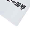 Mouse Pad Megarex Gamer 40x40x4mm minimalista Antiderrapante Borda Costurada Grande