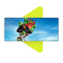 Mouse Pad Megarex Gamer 80x30x3mm Desenho Rio speed Antiderrapante Borda Costurada Grande