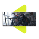 Mouse Pad Megarex Gamer 80x30x3mm Anime speed Antiderrapante Borda Costurada Grande